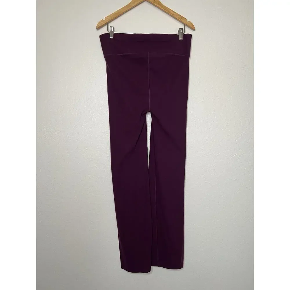 Pact Women's Wide Leg Jumpsuit Pants in Deep Plum - Picture 4 of 4